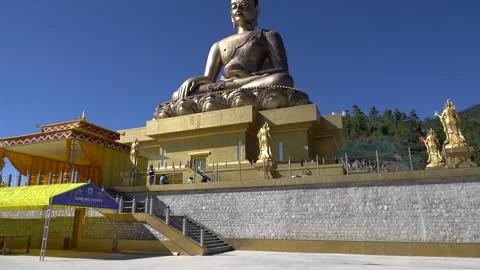 Buddha Doderma in Paro, Bhutan Видео 141091120