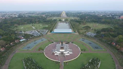 Buddha Drone 写真素材