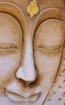 Buddha face Stock Photos