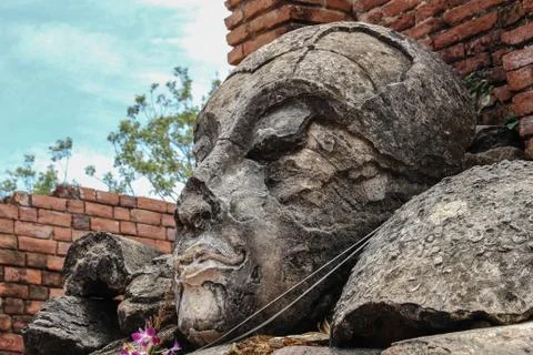 Buddha face Stock Photos