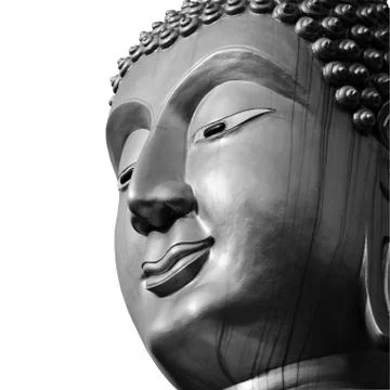 Buddha face Foto stock