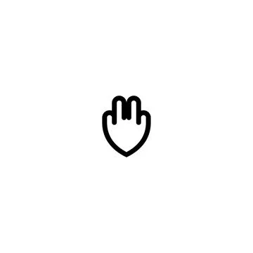 Buddha hand icon. Simple style Buddha religion holiday poster background sy.. Illustrazione stock