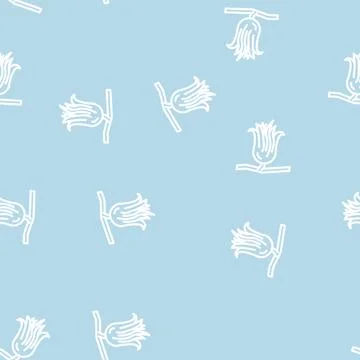 Buddha hand lemon line vector seamless pattern Illustrazione stock