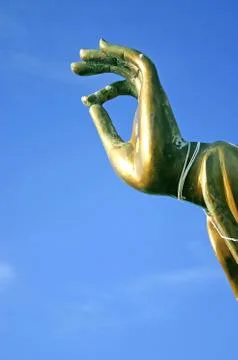 Buddha hand, sky Stock Photos
