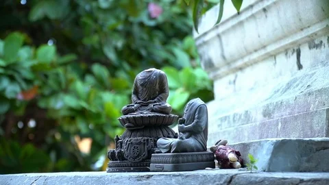 Buddha has no two heads. Close to each other. 스톡 동영상 89833330