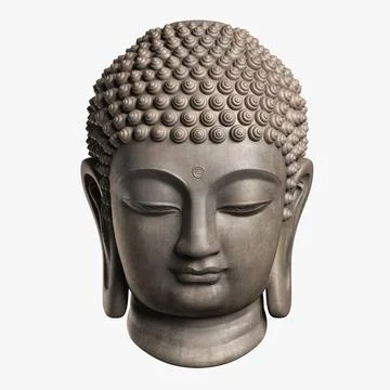 Buddha Head ~ 3D Model ~ Download #90918092 | Pond5