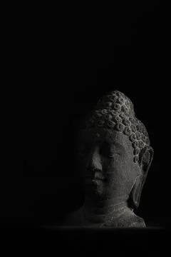 Buddha head statue Stock Photos