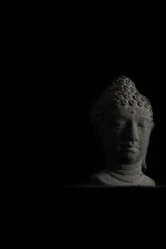 Buddha head statue Stock Photos