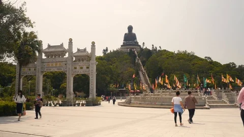 Buddha in Hong Kong 動画素材 87660347