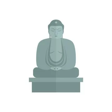 Buddha isolated Stock Illustration