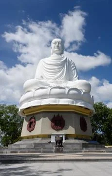 Buddha of Long Son Stock Photos