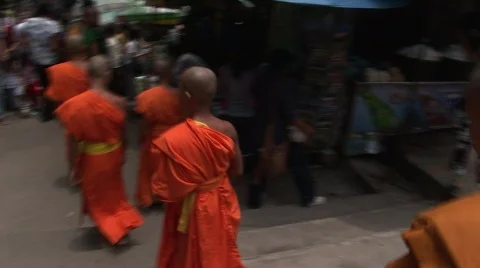 Buddha monks Stock-Footage 567662