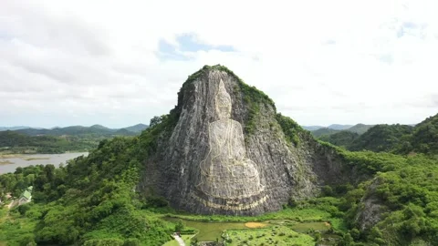 Buddha Mountain Pattaya Video stock 202635173
