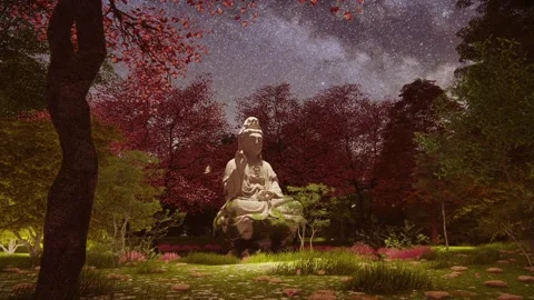 Buddha Night 1 Stock Footage 168984462