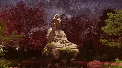 Buddha Night 4 Stock Footage 168986392