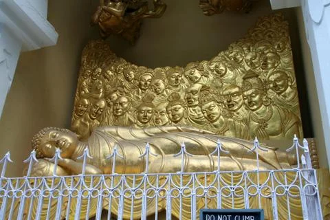 Buddha in Nirvana Stock Photos