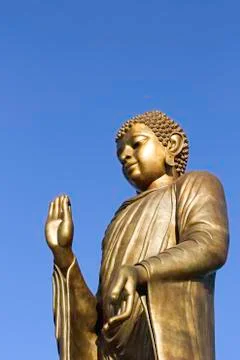 Buddha opened the world Stock Photos
