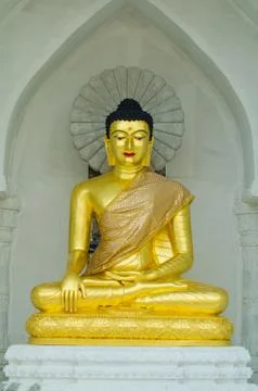 Buddha red lips Fotos de archivo