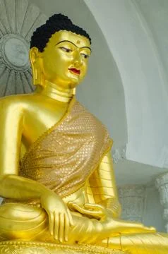 Buddha red lips Fotos de archivo