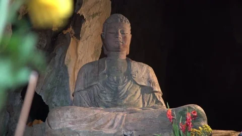 Buddha  Sculpture Stock Footage 73935769