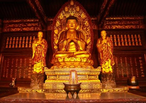 Buddha sculpture Stock Photos