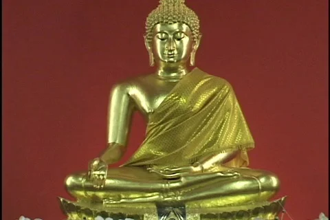 Buddha Shrine 3 Stock Footage 296907