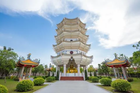 Buddha shrine Stock Photos