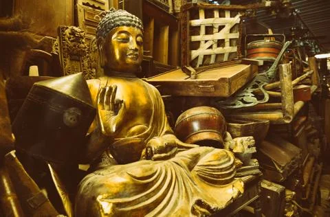 Buddha on sold Stock Photos