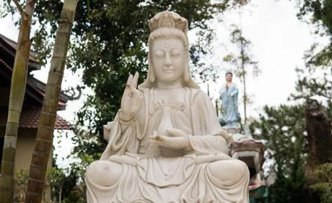 Buddha statue close up Stock Photos