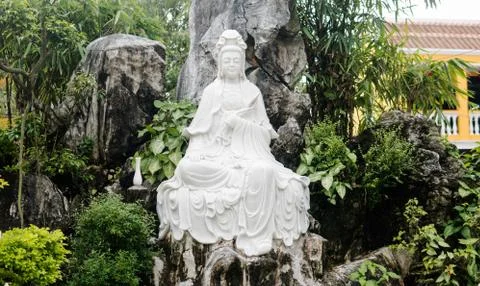 Buddha statue close up Stock Photos