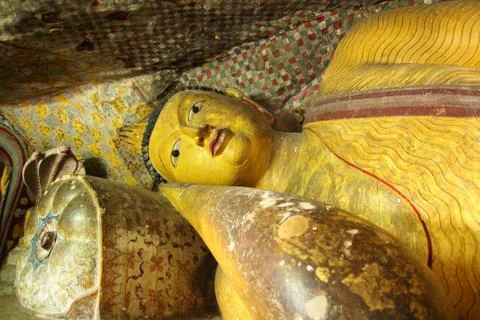 Buddha statue dambulla Stock Photos