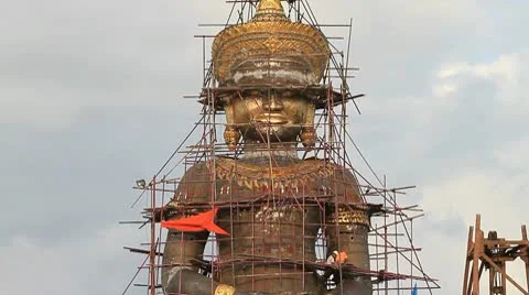 Buddha statue Stock-Footage 10768478