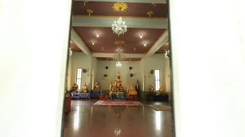 Buddha statue Stock Footage 10795911