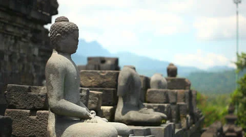 Buddha statue Stock Footage 24456328