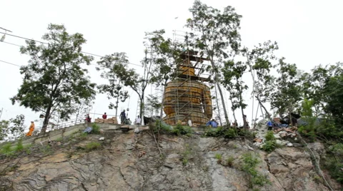 Buddha statue Stock Footage 46227146