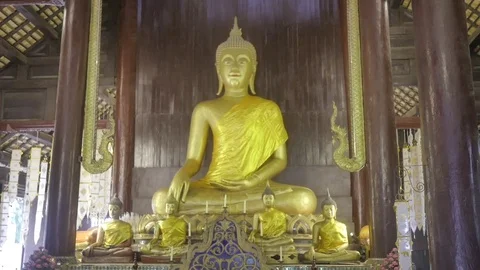 Buddha statue Stock Footage 79145689