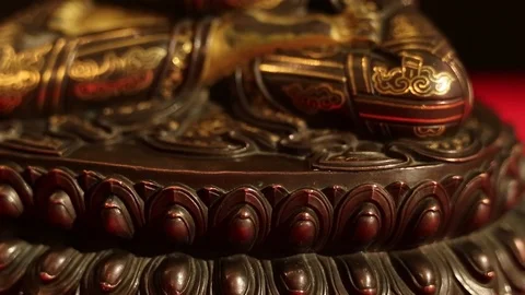 Buddha statue Stock Footage 118350349