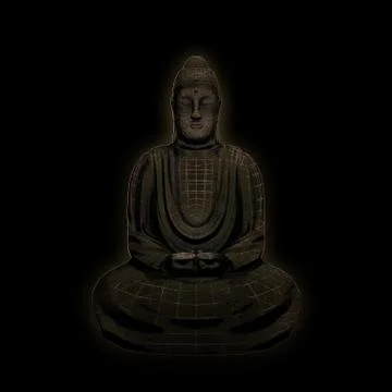 Buddha statue Stock Illustration