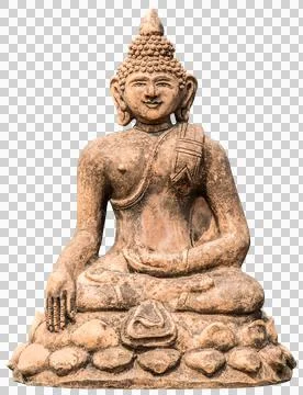 Buddha statue isolated Stock Photos