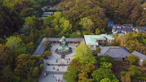 Buddha statue in japan Stock Footage 145824489