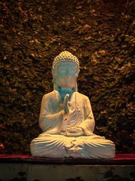 Buddha Statue in Meditation Stock Photos