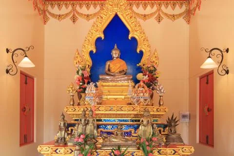 Buddha statue in rayong Stock Photos