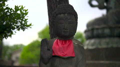 Buddha statue at Senso-ji Temple, Japan Video stock 276882290