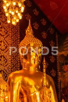 Buddha statue of spiritual center Stock Photos