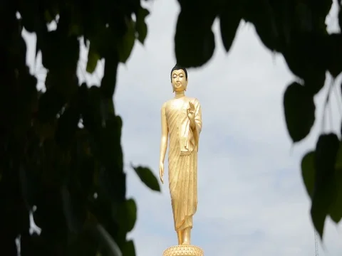Buddha statue at thailand. Stockbeeldmateriaal 76847432