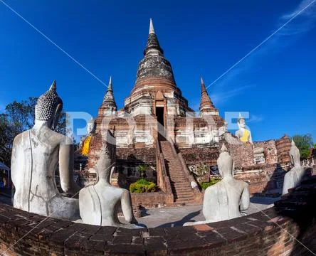 Buddha statue in Thailand Stock Photos
