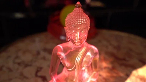 Buddha statue tilt up Stock-Footage 75650836