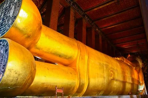 Buddha statue at Wat Pho Stock Photos