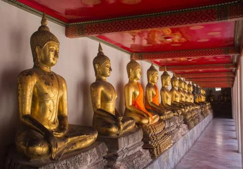 Buddha statue watpho Stock Photos