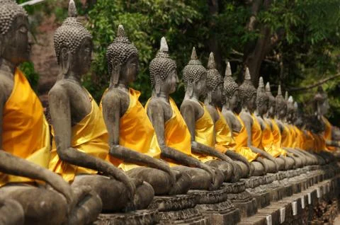 Buddha Statues Foto stock